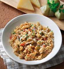 Fusilli, carciofi e cacio