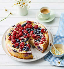 Beeren-Ricotta-Käsekuchen
