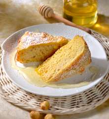 Süsse Focaccia mit Haselnüssen