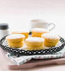 Fofos com creme de laranja