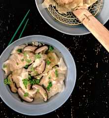 Raviolis de crevettes