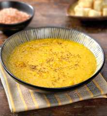 Zuppa di lenticchie e zucca