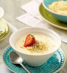 Zmrzlina z bílé čokolády