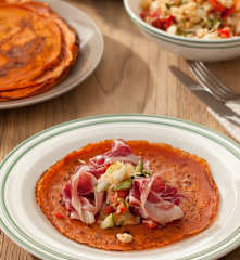 Crêpes de gazpacho