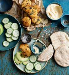 Hambúrgueres de peixe com maionese de paprika