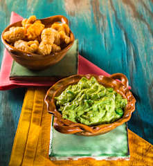 Mousse rápido de aguacate y cilantro