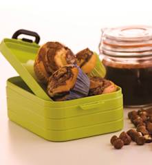 Muffins com creme de avelã