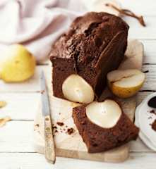 Cake chocolat-poire