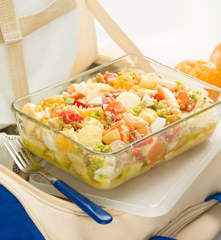 Ensalada campera con naranja