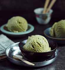 Matcha-Eis (抹茶冰淇凌)