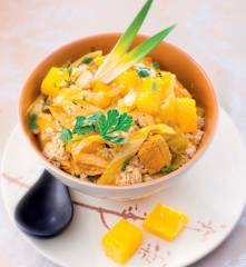 Poulet à l'ananas et quinoa