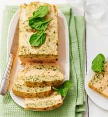 Terrine de saumon aux épinards