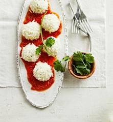 Gedämpfte Hähnchen-Bällchen