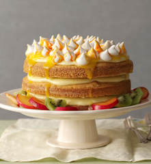 Tropical Fruit Orange Cake