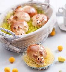 Bułeczki wielkanocne zajączki