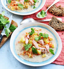 Chowder au saumon