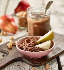 Kakaovo-cizrnová pomazánka s arašídovým máslem