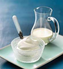 Creme de leite batido