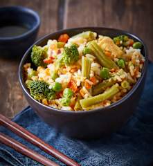 Arroz asiático con verduras TM6