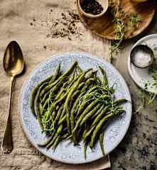 Grüne Bohnen mit Thymian