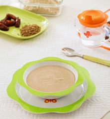 Papilla de harina tostada