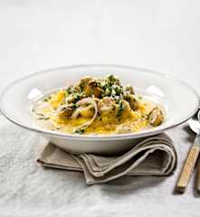 Polenta mit Pilzragout