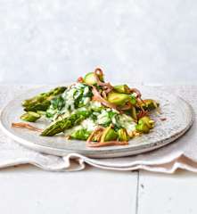 Risotto aux épinards et asperges