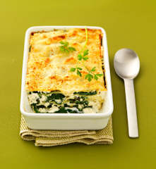 Lasagne aux épinards et à la ricotta