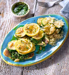 Fish and Herb Parcel