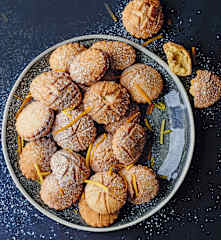 Oreillettes au citron et à l'orange