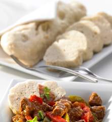 Czeskie knedle na parze