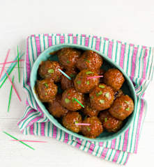 Strawberry BBQ Meatballs
