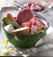 Fleischbrühe alternativ Geflügel- und Gemüsebrühe