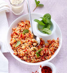 Bulgur-Kichererbsen-Salat