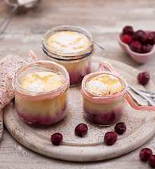 Serniczki z wiśniami