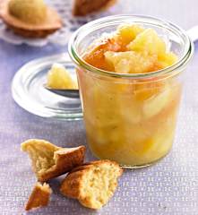 Compotée de fruits d'automne et ses madeleines