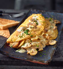 Champignon-Omelette