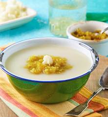 Sopa fría de coliflor