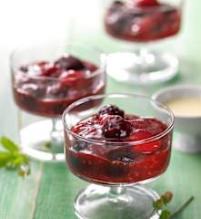 Budincă din fructe de pădure