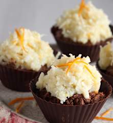 Decadent Chocolate and Coconut Cups