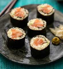 Bulgur and Salmon Rolls