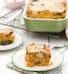 Kolorowa zapiekanka z soczewicą