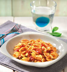Orecchiette risottate pomodoro e basilico (1 porzione)