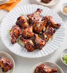 Honey Garlic Glazed Drumettes