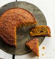 Bolo de cenoura e All-bran