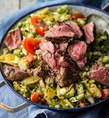 Moroccan Lamb with Chopped Salad