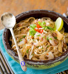 Pad Thai Noodles with Prawns