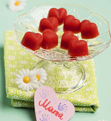 Erdbeergeleeherzen (vegan)