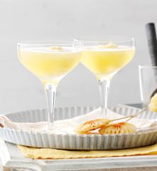 Sorbet pomarańczowy z winem musującym