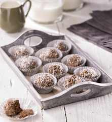 Praline al cioccolato e wafer